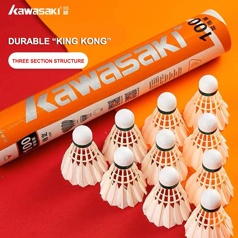 Badminton Victory - Kawasaki King Kong 100/500 Feather Shuttlecock