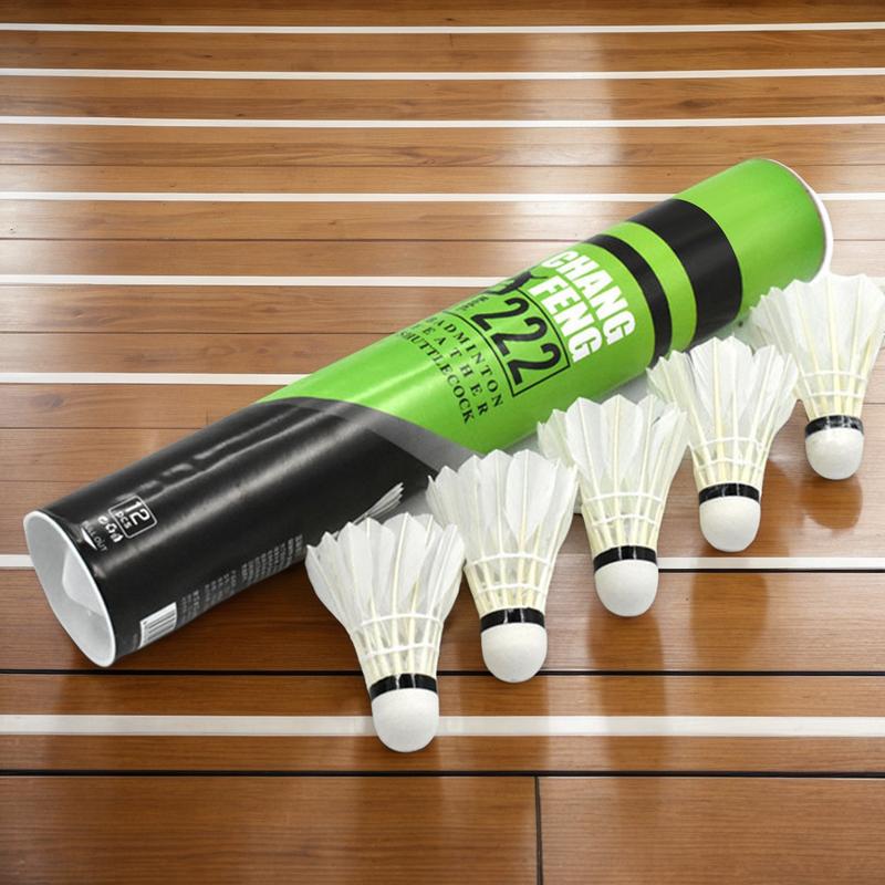 Badminton Victory - 12PC Durable Badminton Shuttlecock Duck Feather