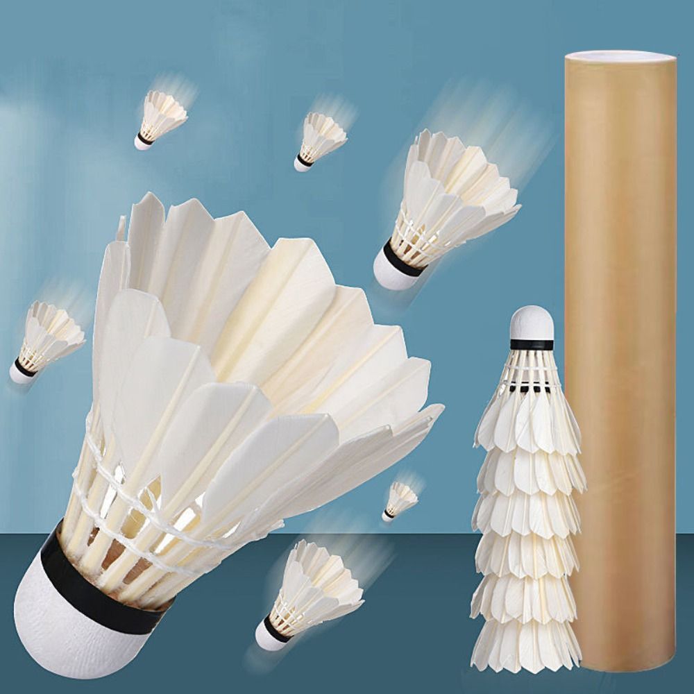 Badminton Victory - 3/6/12Pcs New White Badminton Shuttlecock Durable