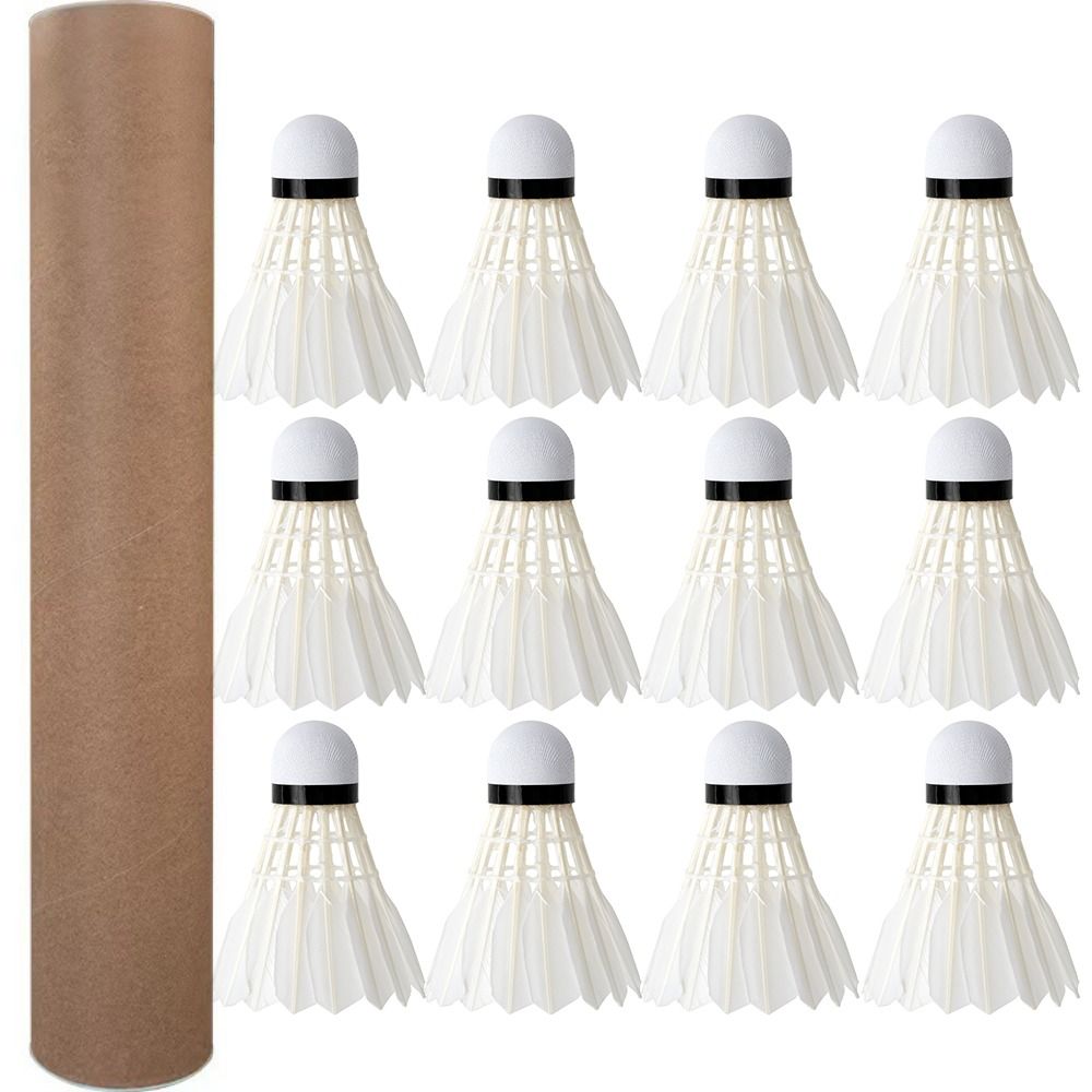 3/6/12Pcs New White Badminton  - Badminton Victory ulasan dan harga