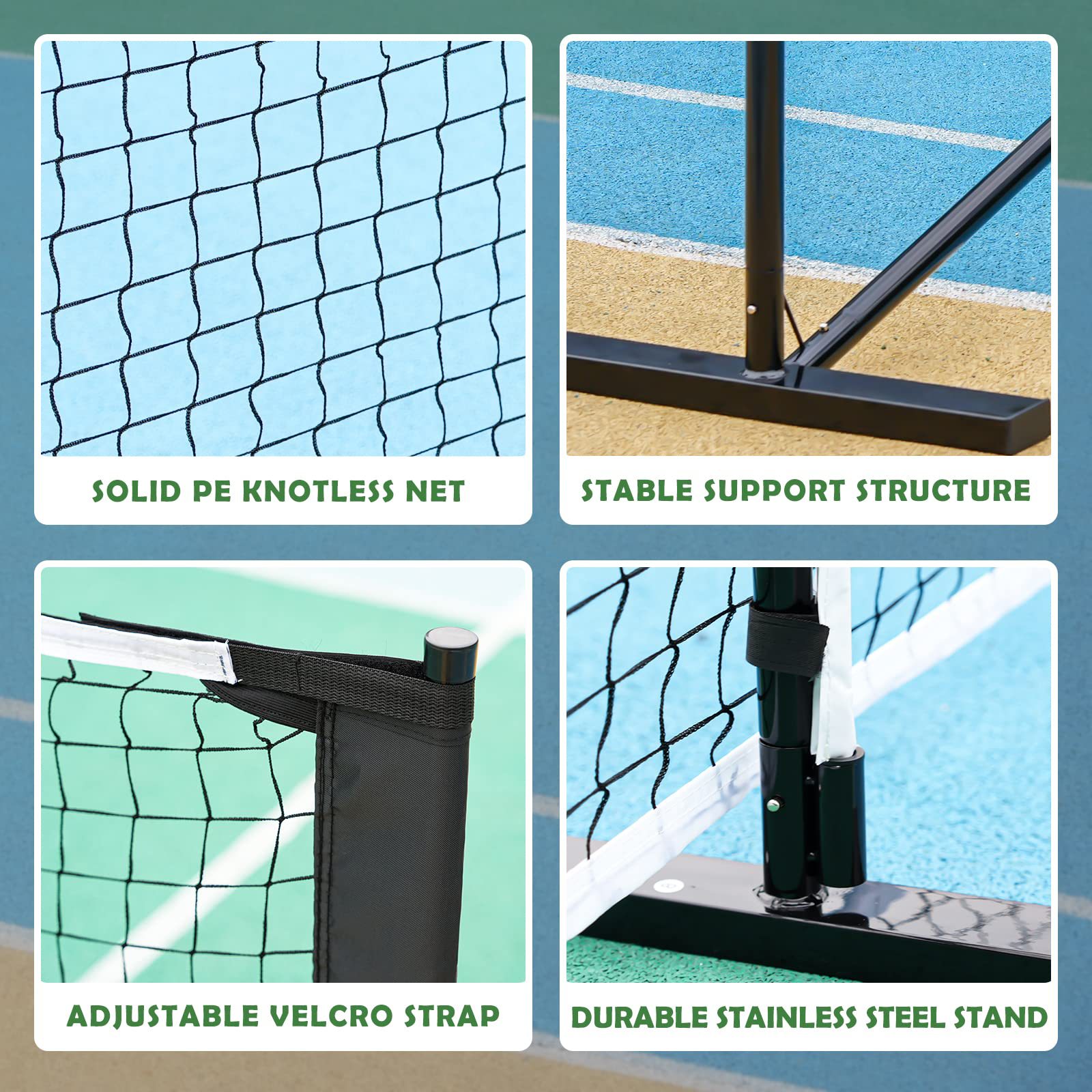 Portable 6.7*0.9 Meters Badmin - Badminton Netting ulasan dan harga