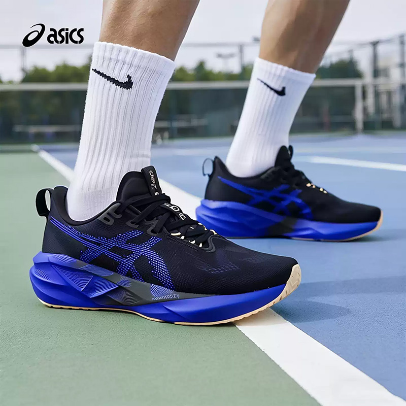 Asics NOVABLAST 5 Black Royal  - Badminton Victory ulasan dan harga