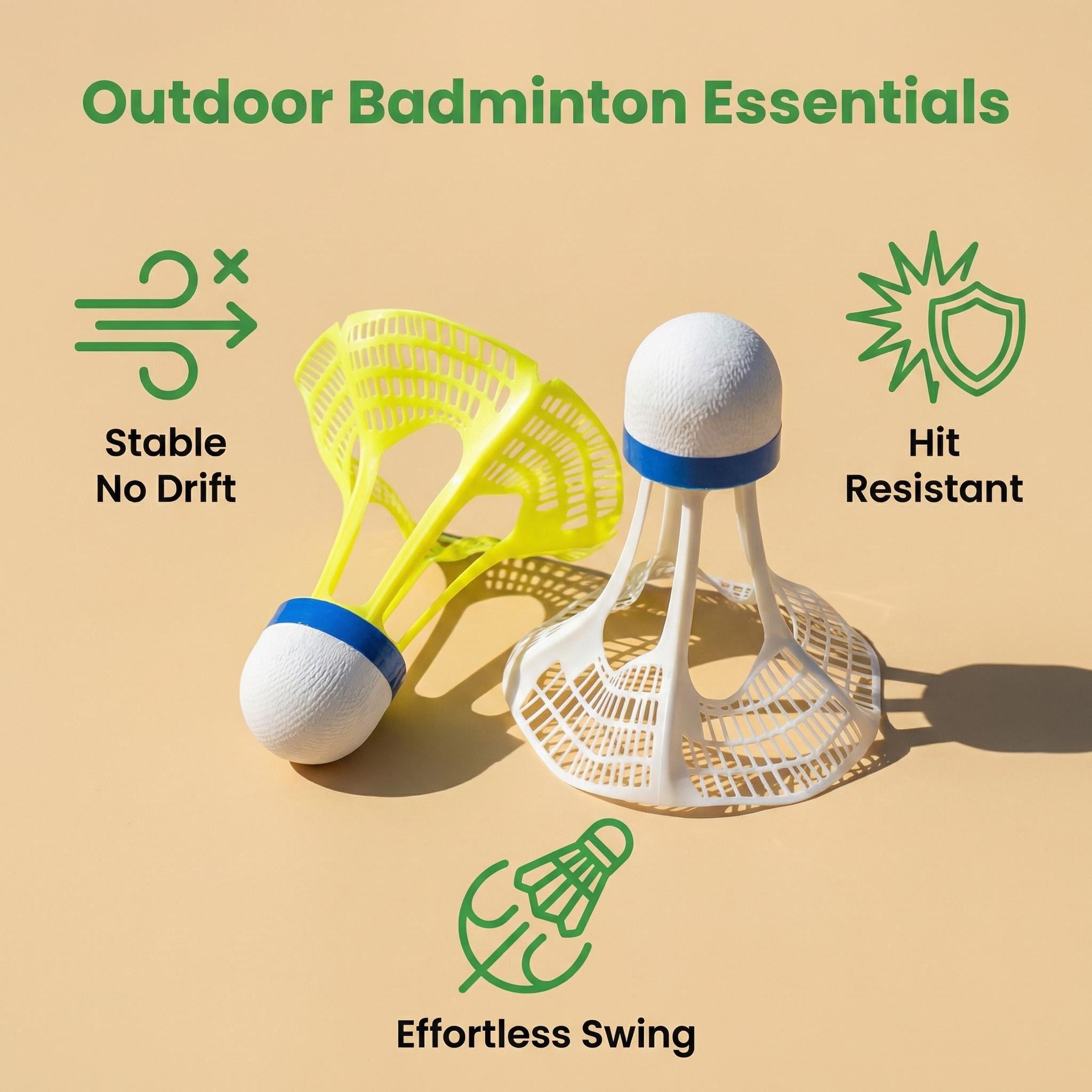 4Pcs/8Pcs, Wind-Resistant Badm - Badminton Materi ulasan dan harga