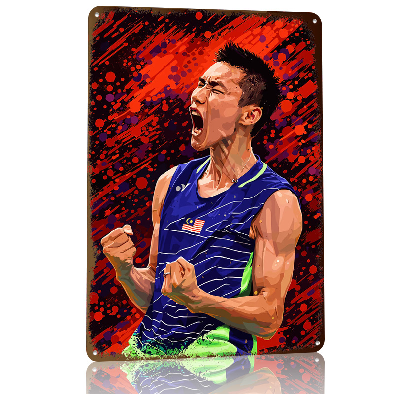 Badminton Player Celebrating V - Badminton Victory ulasan dan harga