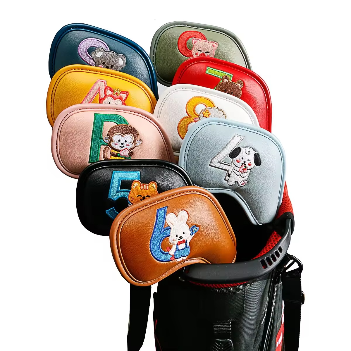 9Pcs Cute Cartoon Animal Golf  - Badminton Club ulasan dan harga